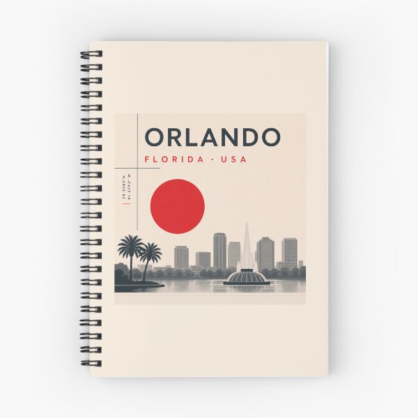Item preview, Orlando swiss style poster designed and sold by CMYKStudio.