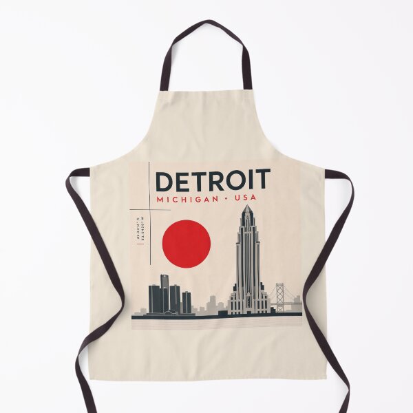 Item preview, Detroit swiss style poster designed and sold by CMYKStudio.