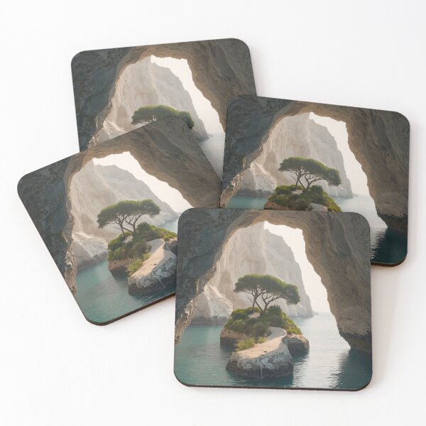 Item preview, The Hidden Tidal Garden | Luxury Coastal Nature Art designed and sold by VeloraNature.