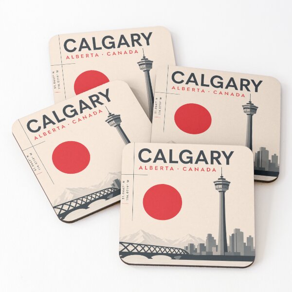 Item preview, Calgary swiss style poster designed and sold by CMYKStudio.