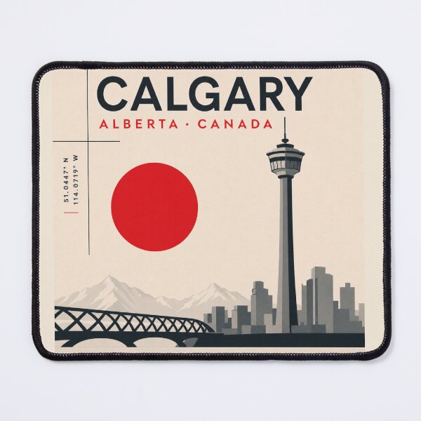 Item preview, Calgary swiss style poster designed and sold by CMYKStudio.