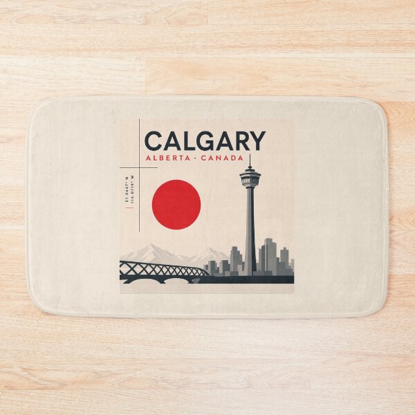 Item preview, Calgary swiss style poster designed and sold by CMYKStudio.