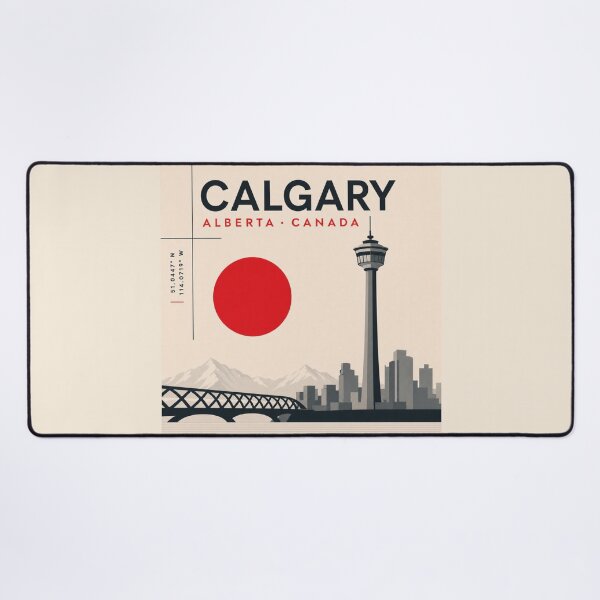 Item preview, Calgary swiss style poster designed and sold by CMYKStudio.