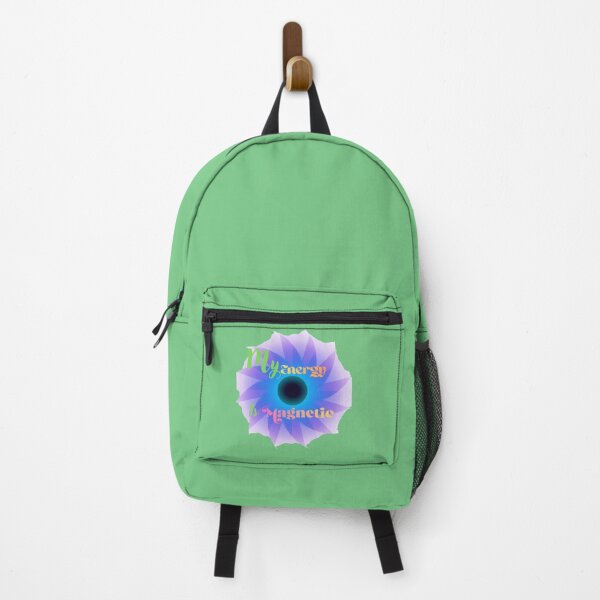 Item preview, My Energy is Magnetic Purple Floral Sacred Art designed and sold by NikBrin Prevail .