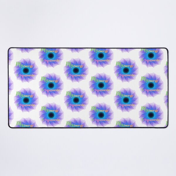 Item preview, My Energy is Magnetic Purple Floral Sacred Art designed and sold by NikBrin Prevail .