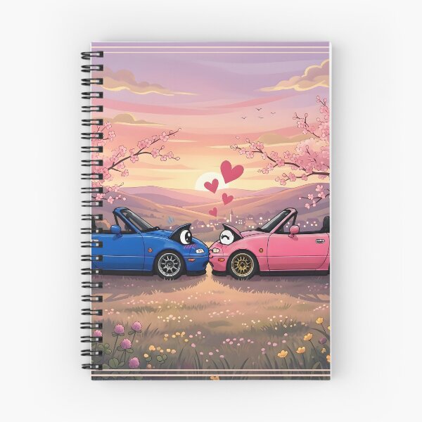 Item preview, Bumper-to-Bumper: Cute NA Miata Couple designed and sold by MiataYougester.