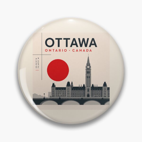 Artikelvorschau, Ottawa-Poster im Schweizer Stil entworfen und verkauft von CMYKStudio.