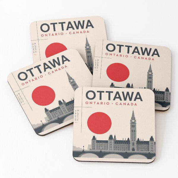 Item preview, Ottawa swiss style poster designed and sold by CMYKStudio.