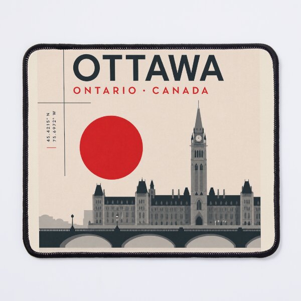 Item preview, Ottawa swiss style poster designed and sold by CMYKStudio.