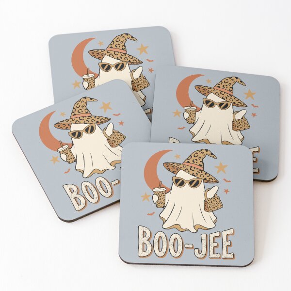 Item preview, Boo Jee Ghost Girly Halloween Coffee Lover Vibes designed and sold by FreshVibe Prints.