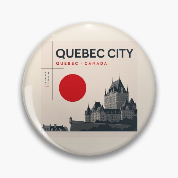 Item preview, Quebec City swiss style poster designed and sold by CMYKStudio.