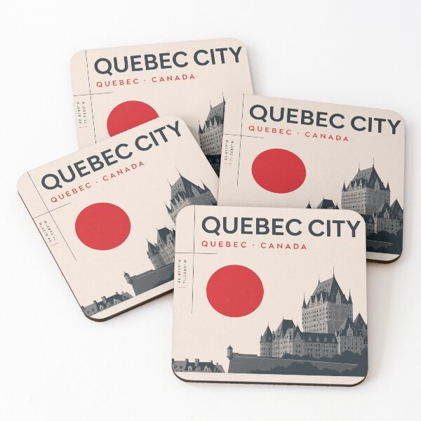 Item preview, Quebec City swiss style poster designed and sold by CMYKStudio.