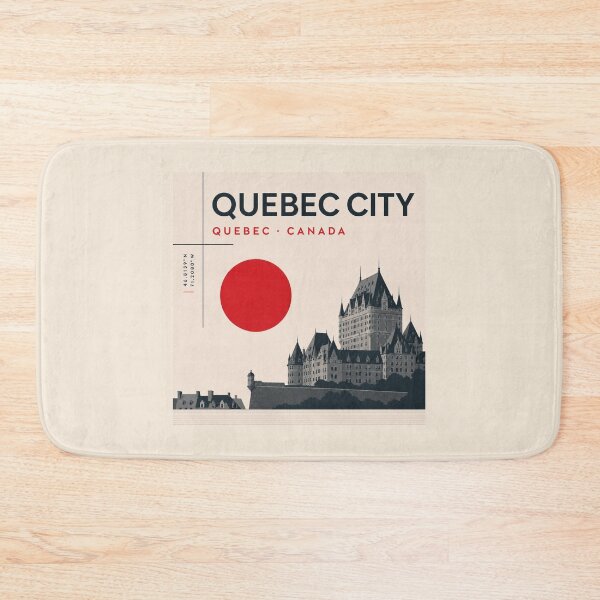 Item preview, Quebec City swiss style poster designed and sold by CMYKStudio.