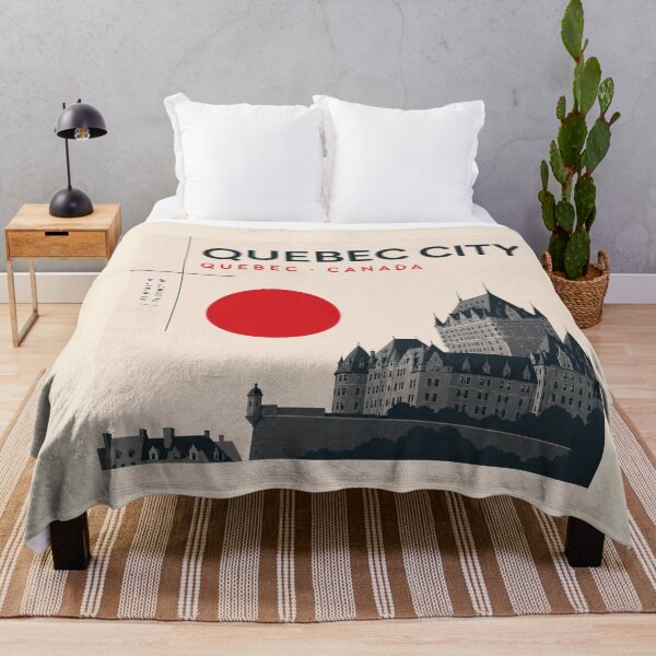 Item preview, Quebec City swiss style poster designed and sold by CMYKStudio.