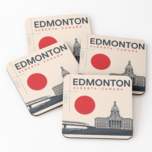 Item preview, Edmonton swiss style poster designed and sold by CMYKStudio.
