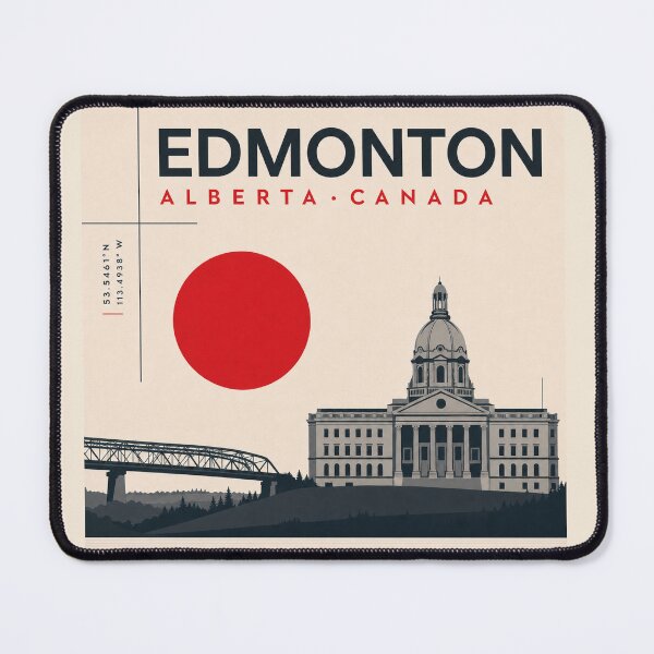 Item preview, Edmonton swiss style poster designed and sold by CMYKStudio.