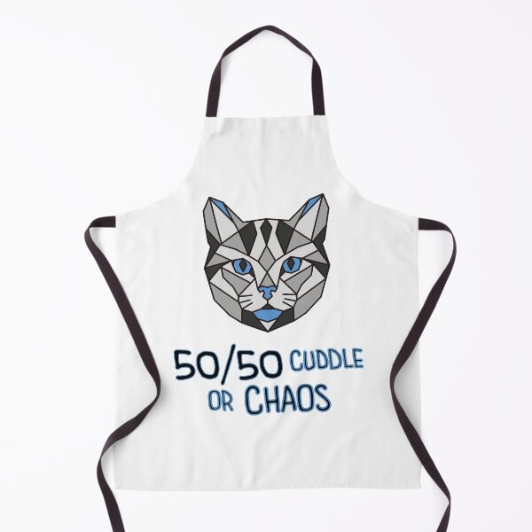 Item preview, Geometric American Shorthair Cat - 50/50 Cuddle or Chaos designed and sold by AnimalsKnowAll.