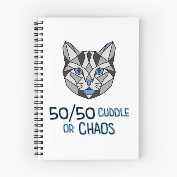 Item preview, Geometric American Shorthair Cat - 50/50 Cuddle or Chaos designed and sold by AnimalsKnowAll.