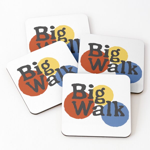 Item preview, Big Walk Colorful Retro Circles Typography Design designed and sold by sdefrt.