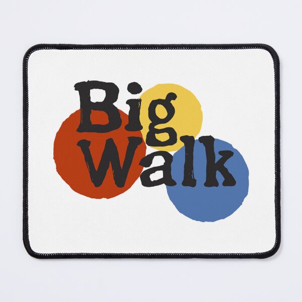 Item preview, Big Walk Colorful Retro Circles Typography Design designed and sold by sdefrt.