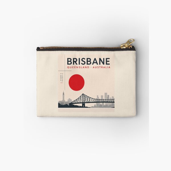 Item preview, Brisbane swiss style poster designed and sold by CMYKStudio.