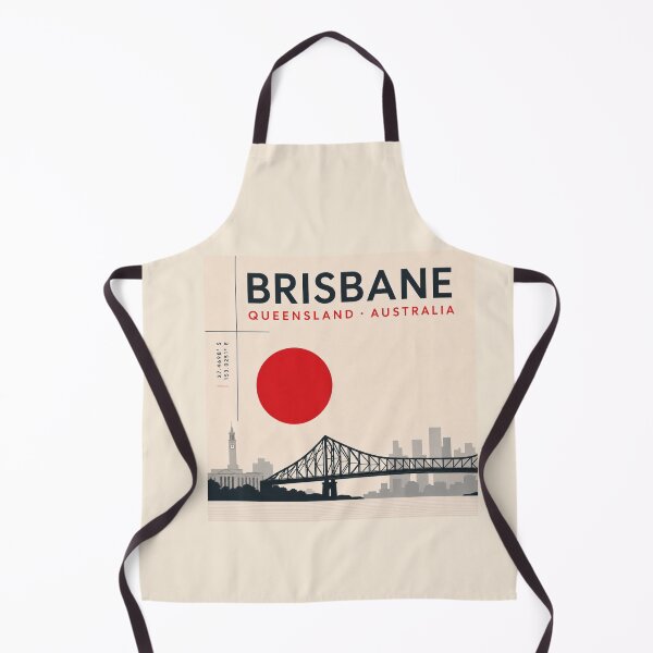 Item preview, Brisbane swiss style poster designed and sold by CMYKStudio.