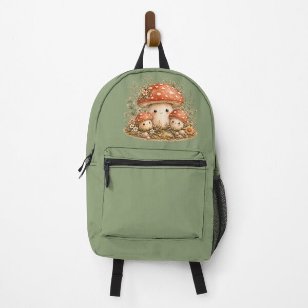 Item preview, Kawaii Mushroom Family Illustration – Cute Woodland Parent & Baby Design designed and sold by MagicMakerPh.