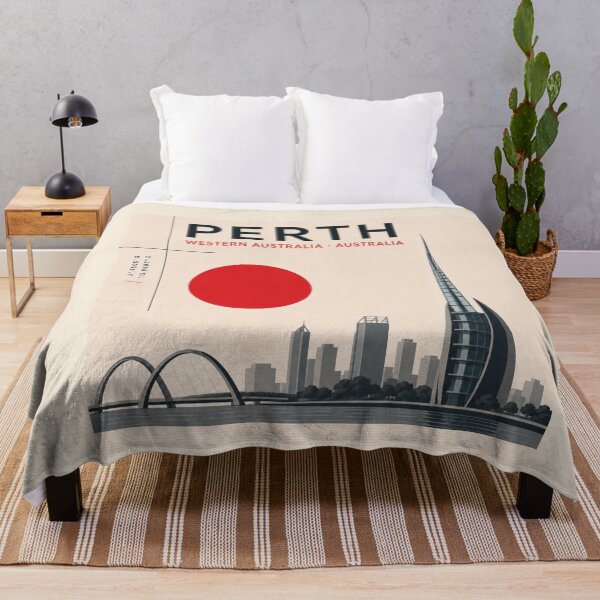 Item preview, Perth swiss style poster designed and sold by CMYKStudio.