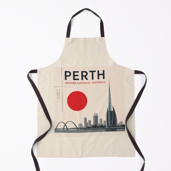 Item preview, Perth swiss style poster designed and sold by CMYKStudio.
