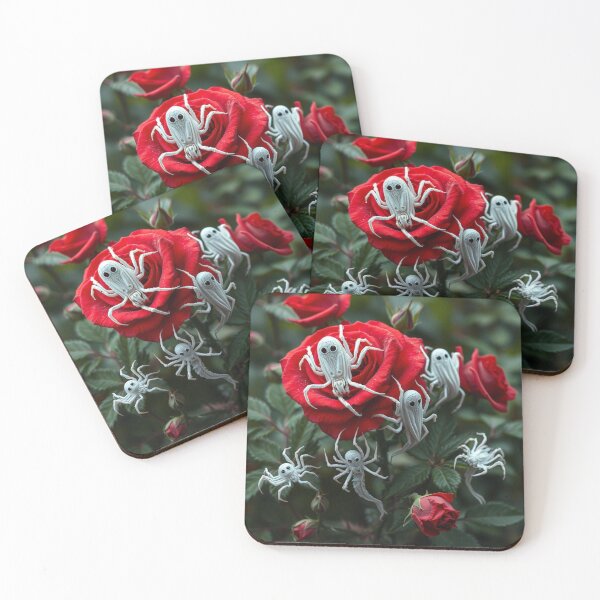 Item preview, Ghost Spiders and Roses designed and sold by TreatLLC.