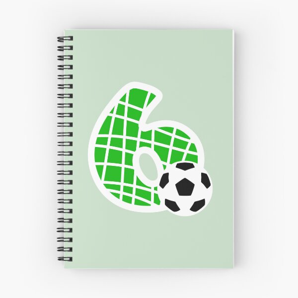 Item preview, Football Number 6 Green Six No #6 designed and sold by Jeallan Designs.
