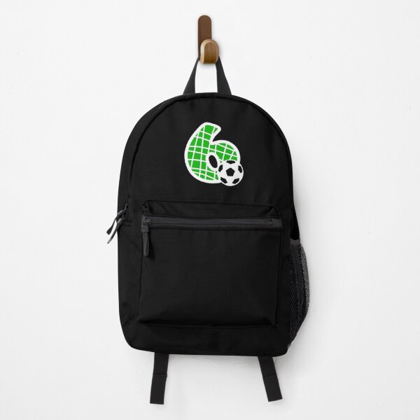 Item preview, Football Number 6 Green Six No #6 designed and sold by Jeallan Designs.