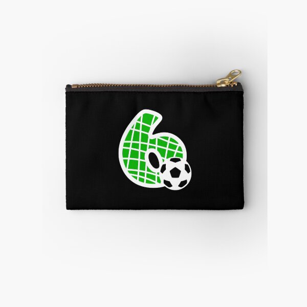 Item preview, Football Number 6 Green Six No #6 designed and sold by Jeallan Designs.