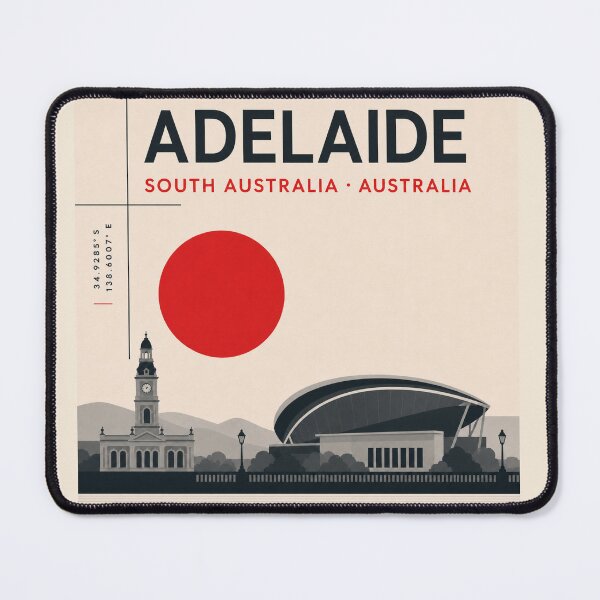 Item preview, Adelaide swiss style poster designed and sold by CMYKStudio.