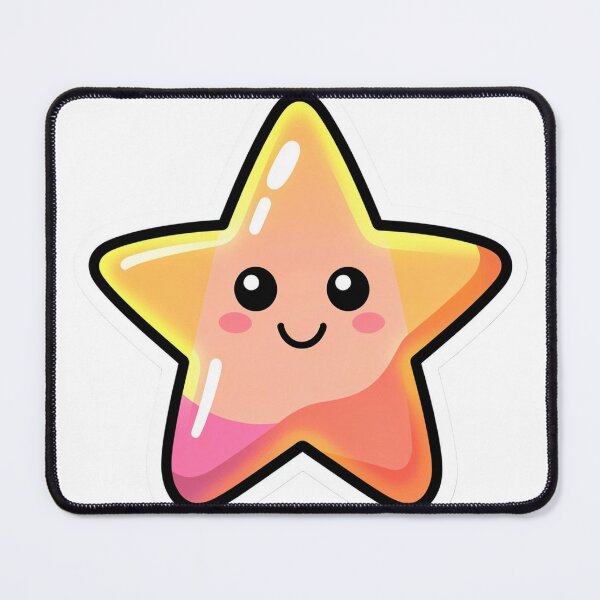 Item preview, Glowing Candycore Star Jelly Bean designed and sold by mrshadow113.