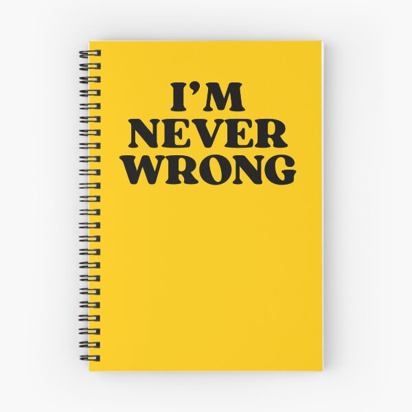 Item preview, I'm Never Wrong Retro Serif Black Typography designed and sold by eMKa82.