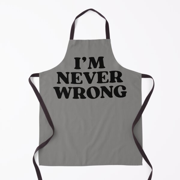 Item preview, I'm Never Wrong Retro Serif Black Typography designed and sold by eMKa82.