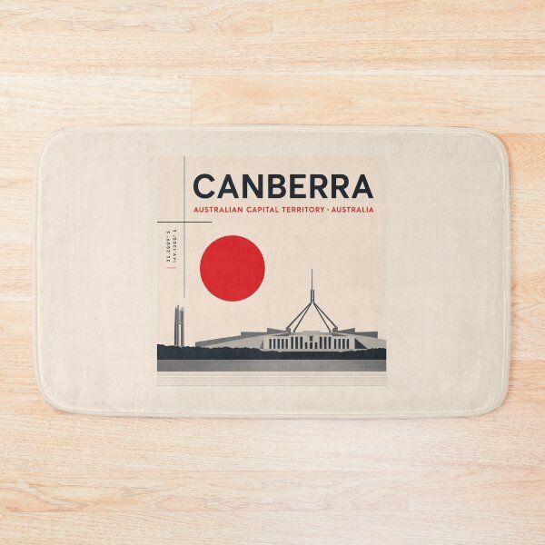 Item preview, Canberra swiss style poster designed and sold by CMYKStudio.