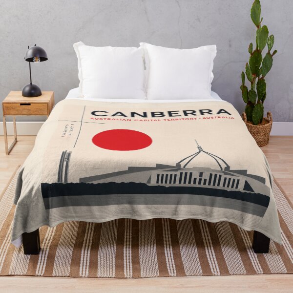 Item preview, Canberra swiss style poster designed and sold by CMYKStudio.