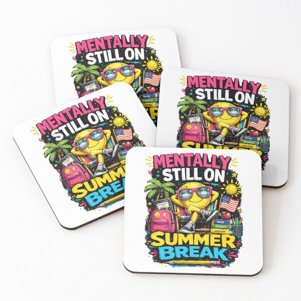 Item preview, Mentally Still On Summer Break Funny Back To School Kids designed and sold by ZIGLWORKS.