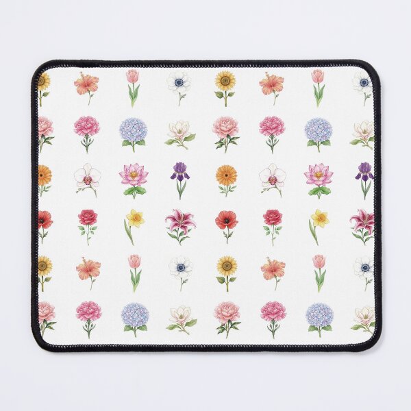 Item preview, Watercolor Botanical Flowers Sticker Pack Vintage Floral Clip Art designed and sold by Pavnud.