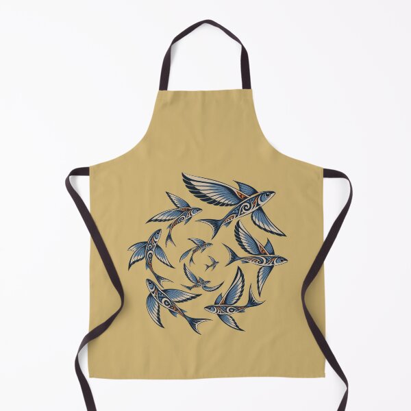 Item preview, Maori Flying Fish School – Tribal Ocean Swarm designed and sold by SilentPowerArt.