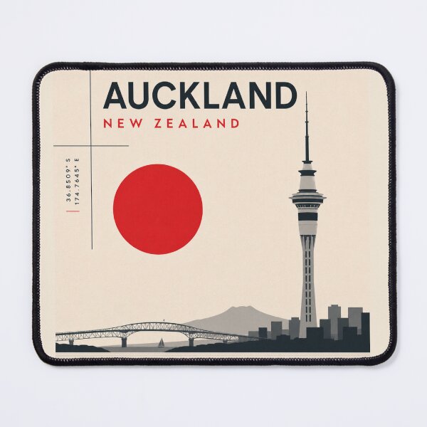 Item preview, Auckland swiss style poster designed and sold by CMYKStudio.