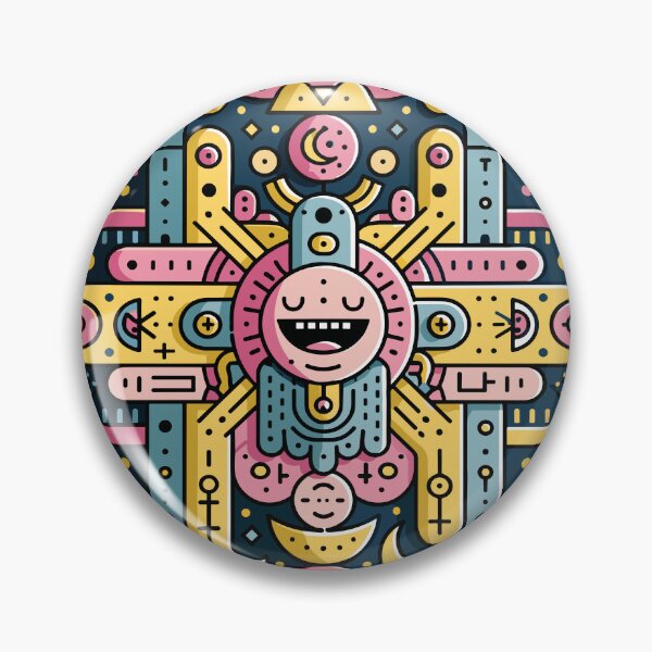 Item preview, Vibrant Cosmic Totem All Seeing Eye designed and sold by Romgora.