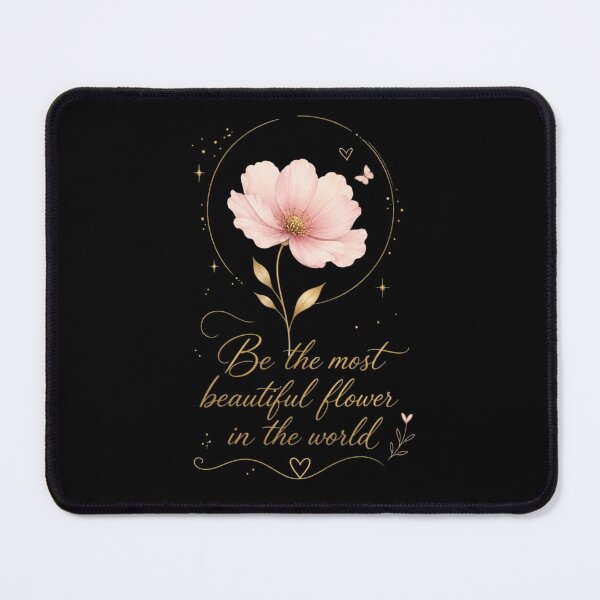 Item preview, Be the Most Beautiful Flower Floral Quote designed and sold by RoNdilla.