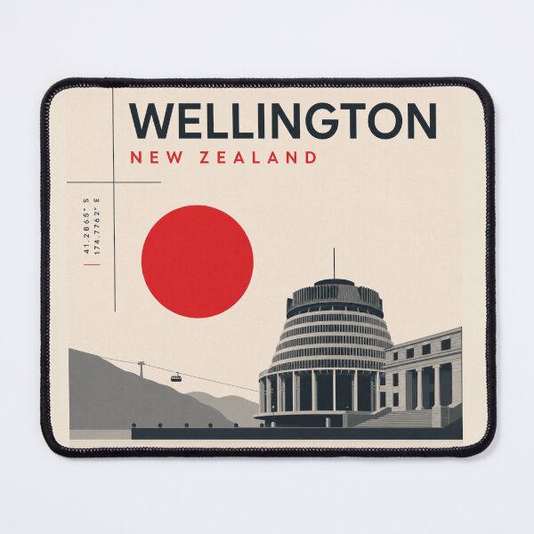 Item preview, Wellington swiss style poster designed and sold by CMYKStudio.