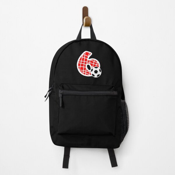 Item preview, Football Number 6 Red Six No #6 designed and sold by Jeallan Designs.
