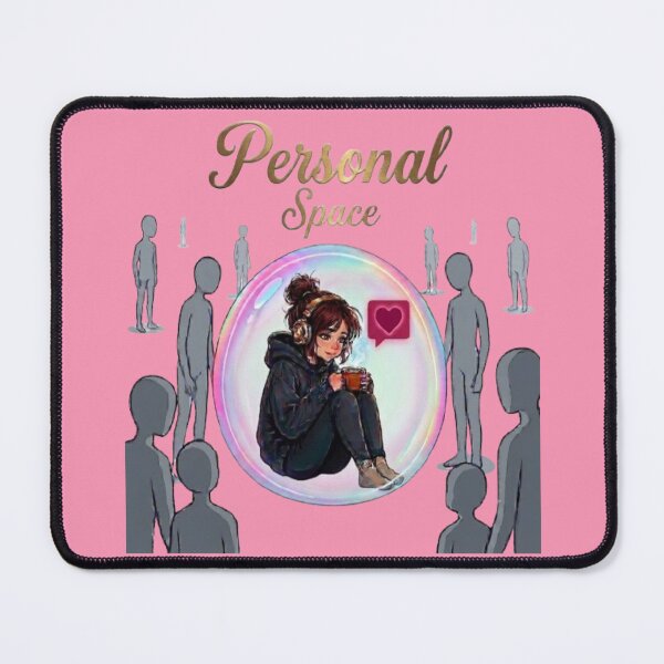 Item preview, Personal Space Introvert Girl in Bubble designed and sold by Northern Glow Art.
