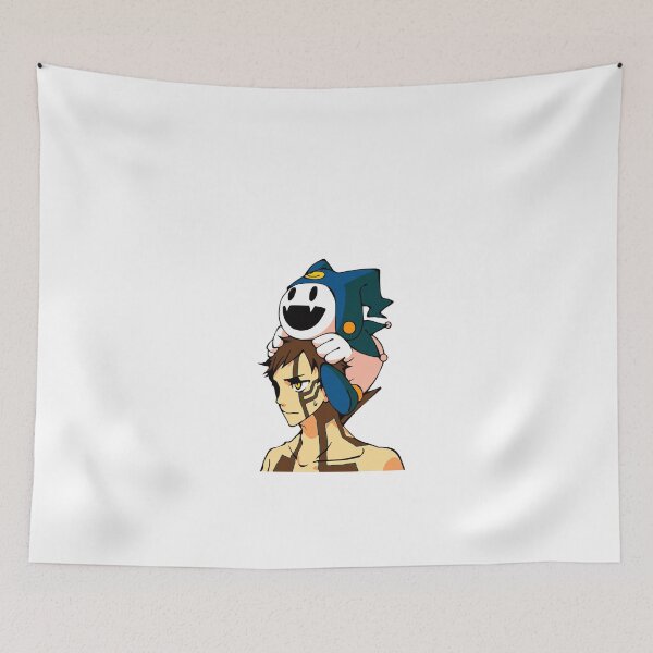 Item preview, Jack Frost Riding Demi Fiend Shin Megami Tensei Inspired Gaming Artwork designed and sold by GeekMix.