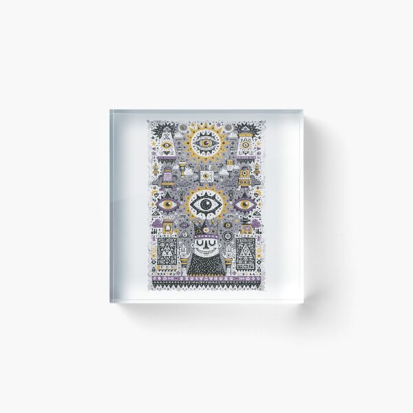 Item preview, Surreal Cosmic Eye King Doodle designed and sold by Romgora.
